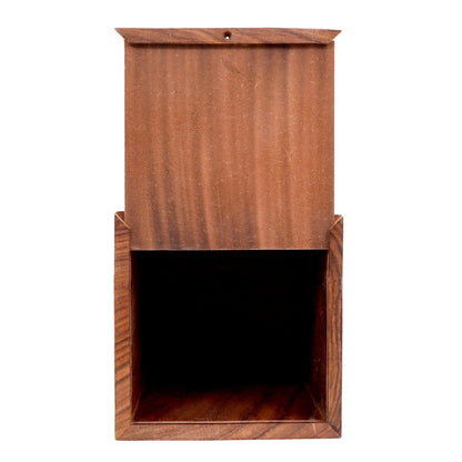 wooden urn