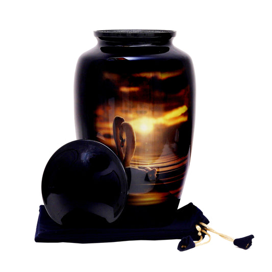 Swan urn