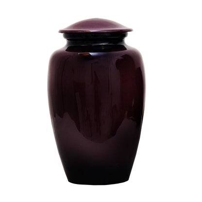 Purple butterfly urn