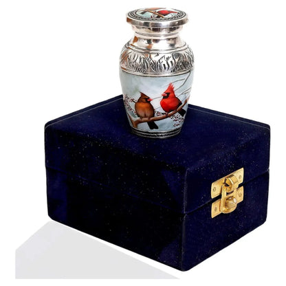 Small Keepsake Cardinal Birds Urn
