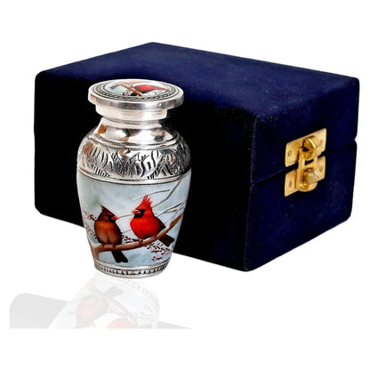 Small Keepsake Cardinal Birds Urn