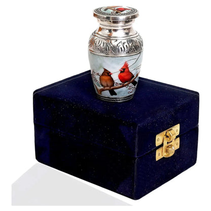 Small Keepsake Cardinal Birds Urn