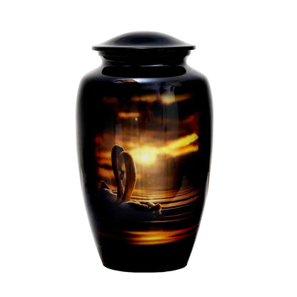 Swan Adult Cremation Urn for Ashes
