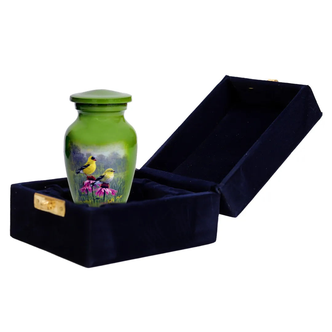 Two Birds Medium Cremation Urn for Ashes