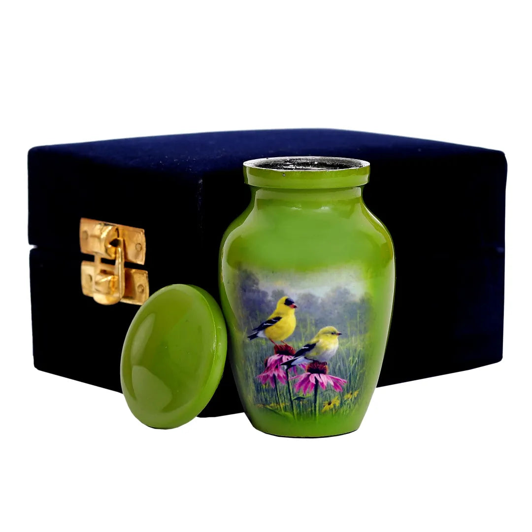 Two Birds Medium Cremation Urn for Ashes