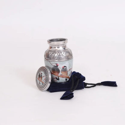 Two Birds Mini Keepsake Urn – Gold Finish