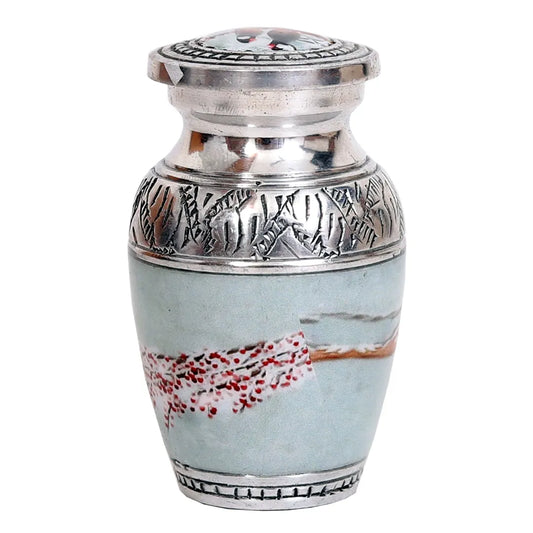 Two Birds Mini Keepsake Urn – Gold Finish