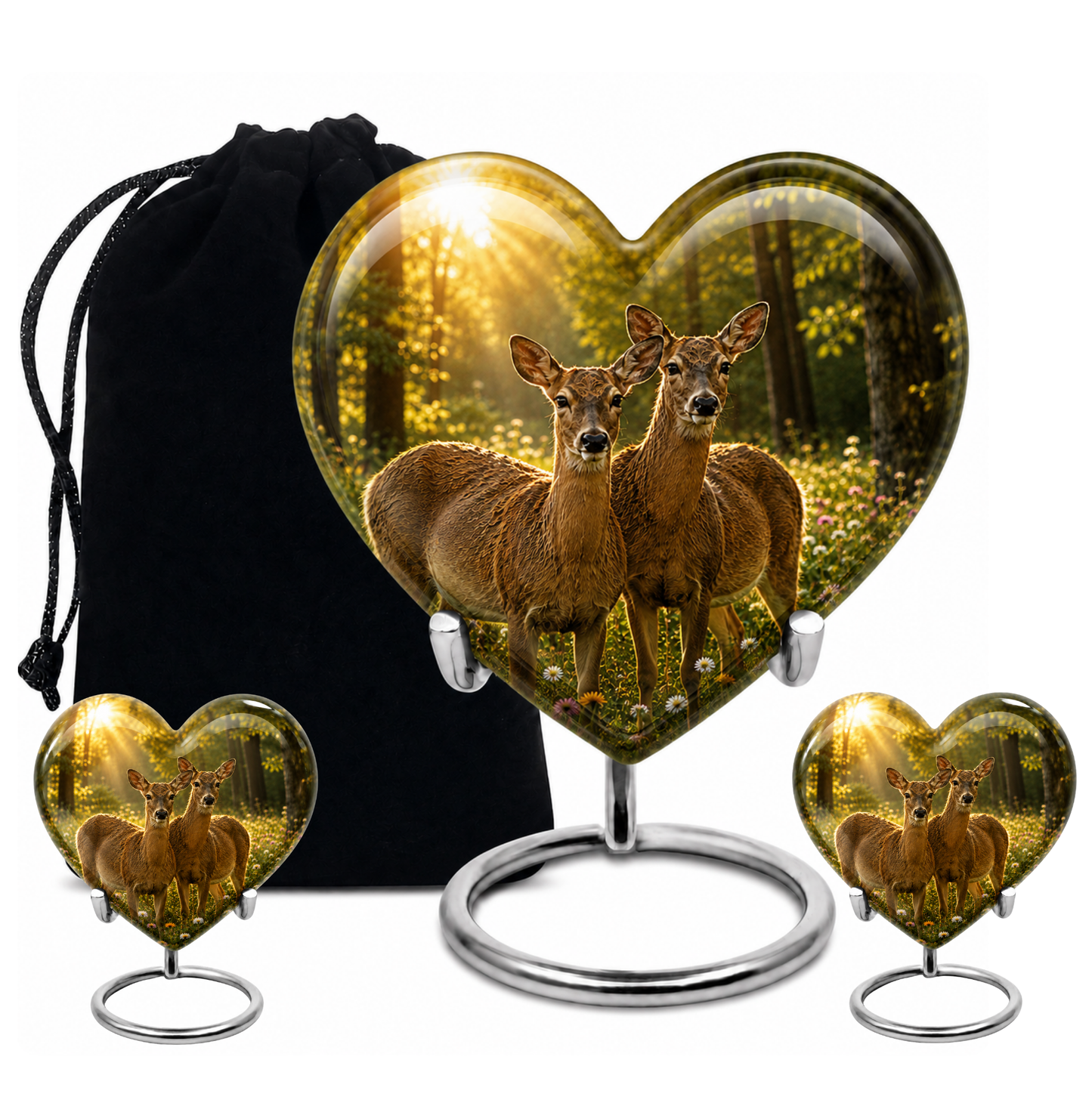 Roe Deer Cremation Urn for Human Ashes